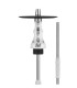 Cachimba Alpha Hookah Beat - White Silver