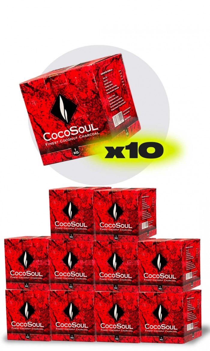 Carvão natural 10Kg - Coco Soul C27