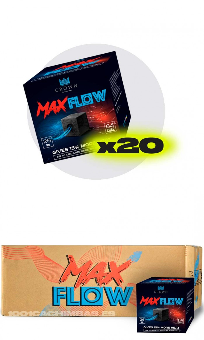 Carvão natural 20Kg - Crown Max Flow C27