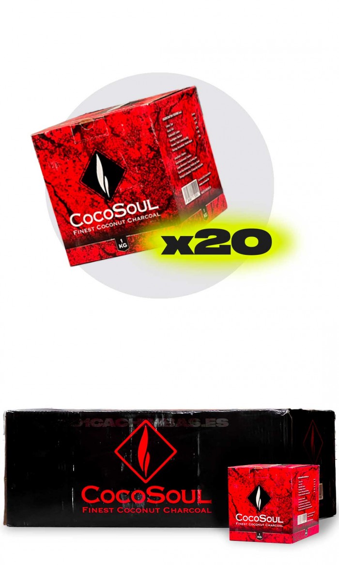 Carvão natural 20Kg - Coco Soul C27