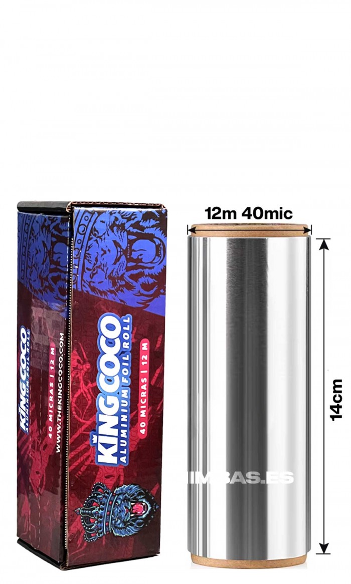 Rollo de Aluminio - King Coco 40mic 12m