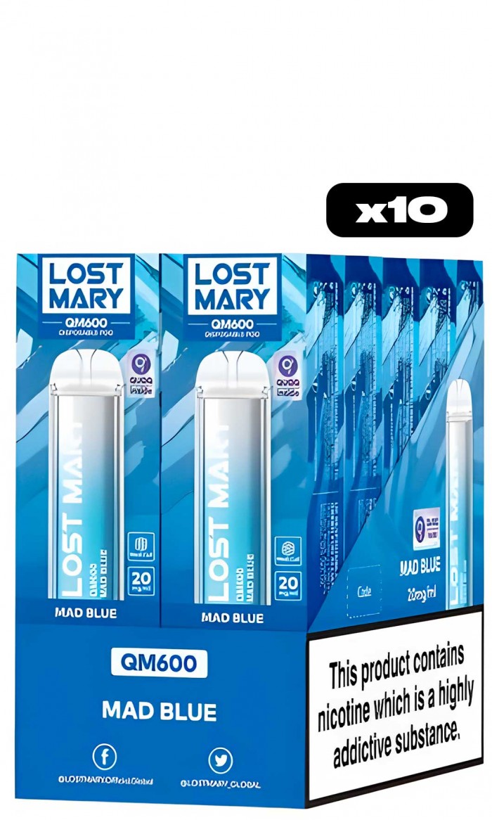 Caixa x 10 Lost Mary QM600 - Mad Blue