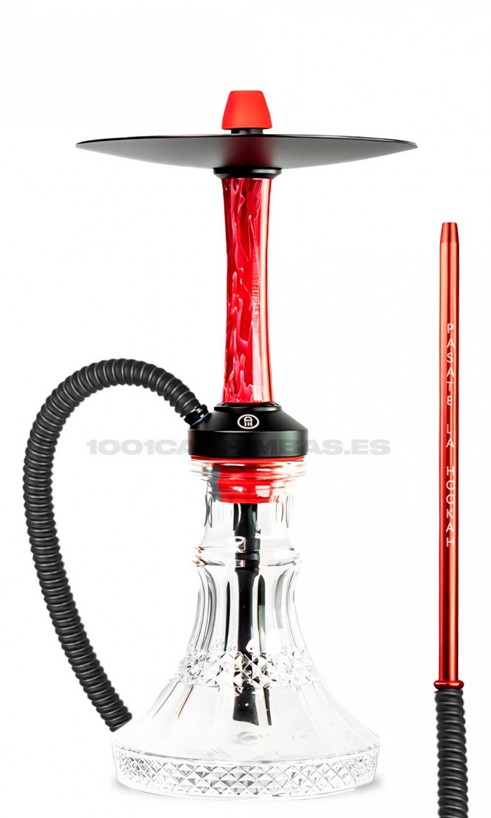 Cachimba Medusa Moon - Red