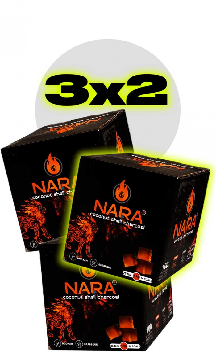 Pack Carvão 3x2 - Nara C26