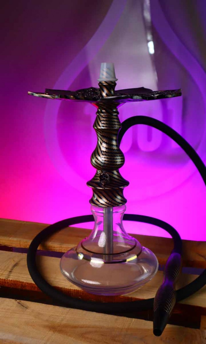 Cachimba Hookah Master Mini Wood - Carbon