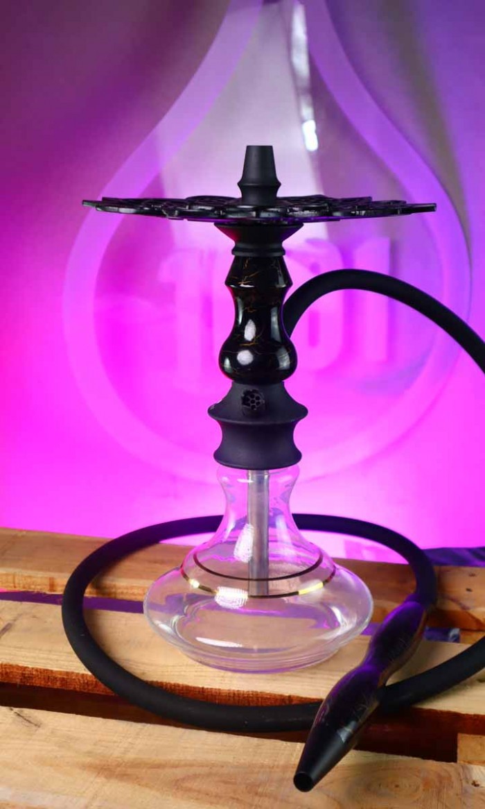 Cachimba Hookah Master Mini Wood - Black