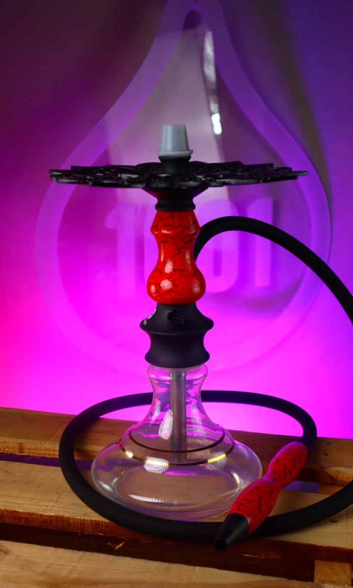 Cachimba Hookah Master Mini Wood - Red