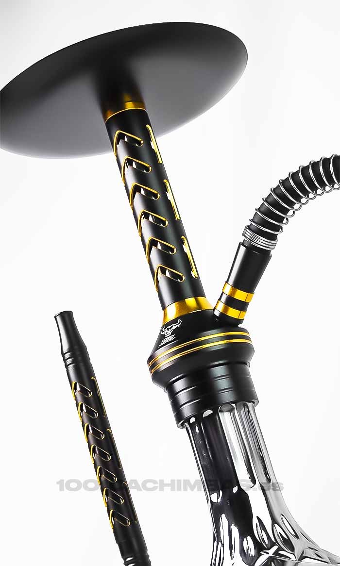 Cachimba Toro Hookah Twist - Dark/Gold